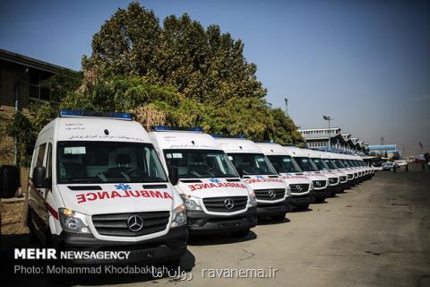 ترخیص ۱۲۰ دستگاه آمبولانس پیشرفته از بندر شهید باهنر بندرعباس