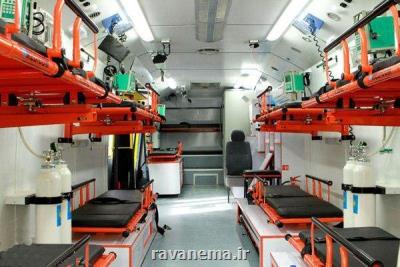 انتقال حجاج بیمار به عرفات با اتوبوس آمبولانس